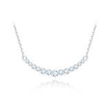 Silver Necklace With Cubic Zirconia