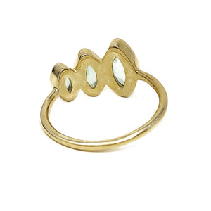 Gold Plated Apatite Ring