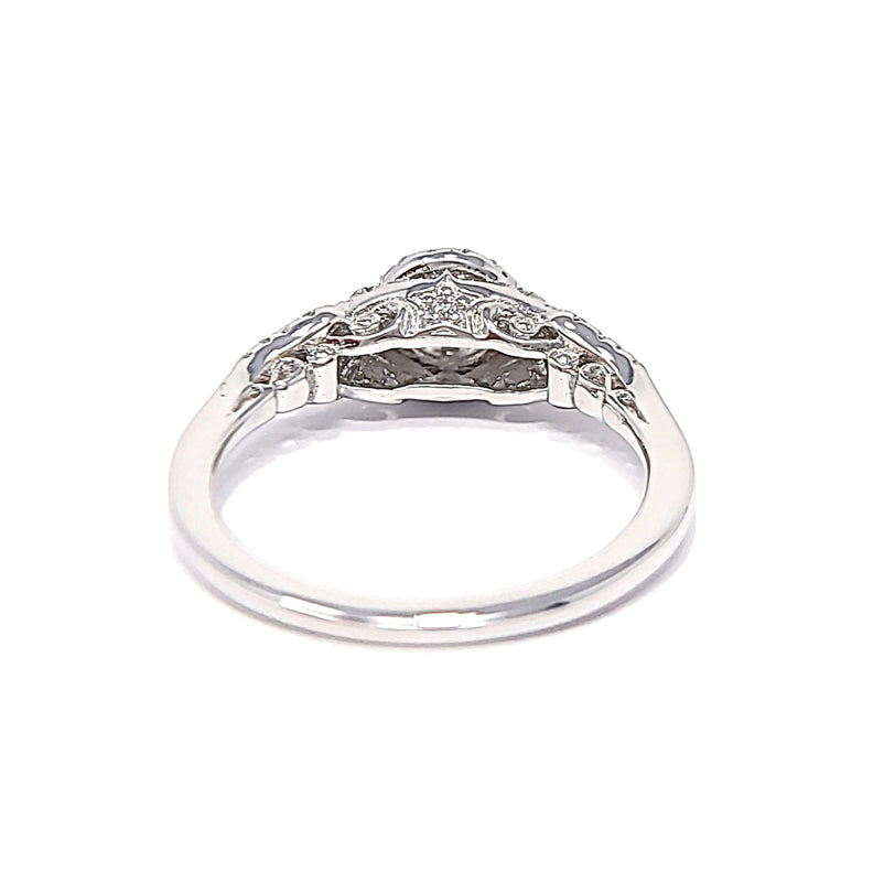 Silver Clear Cubic Zirconia Ring