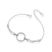 Charger l&#39;image dans la galerie, Ring Bracelet With Cubic Zirconia