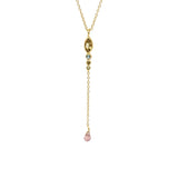 Gold Plated Multi Tourmaline Necklace