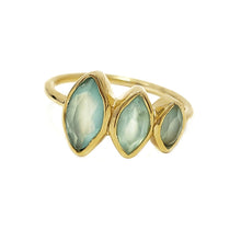 Load image into Gallery viewer, Gold Plated Apatite Ring
