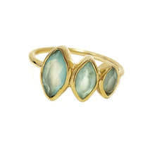 Charger l&#39;image dans la galerie, Gold Plated Apatite Ring