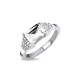 Silver Ring With Cubic Zirconia