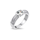 Silver Ring With Cubic Zirconia