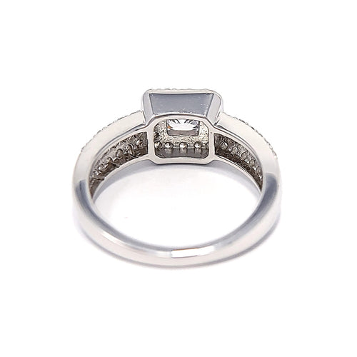 Silver Cubic Zirconia Ring