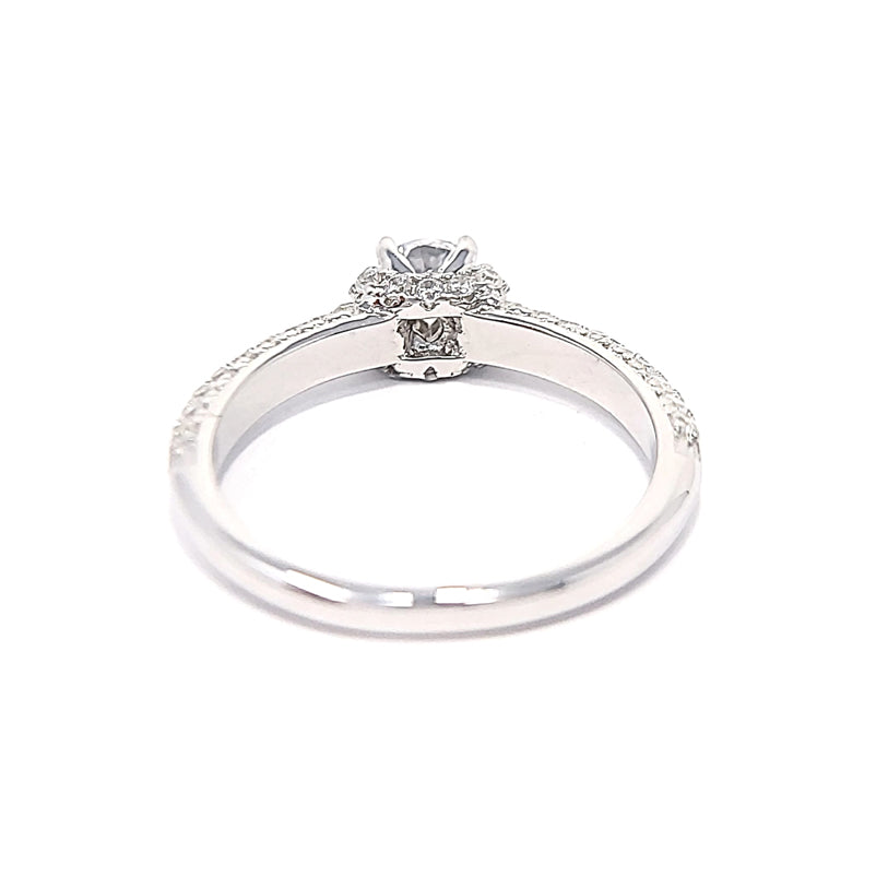 Silver Clear Cubic Zirconia Ring