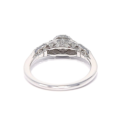 Silver Clear Cubic Zirconia Ring